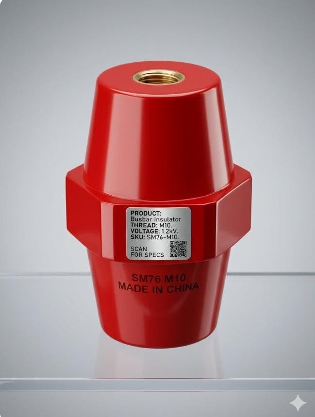 عازل لوحات كهربائية أحمر SM76 - مقاس M10