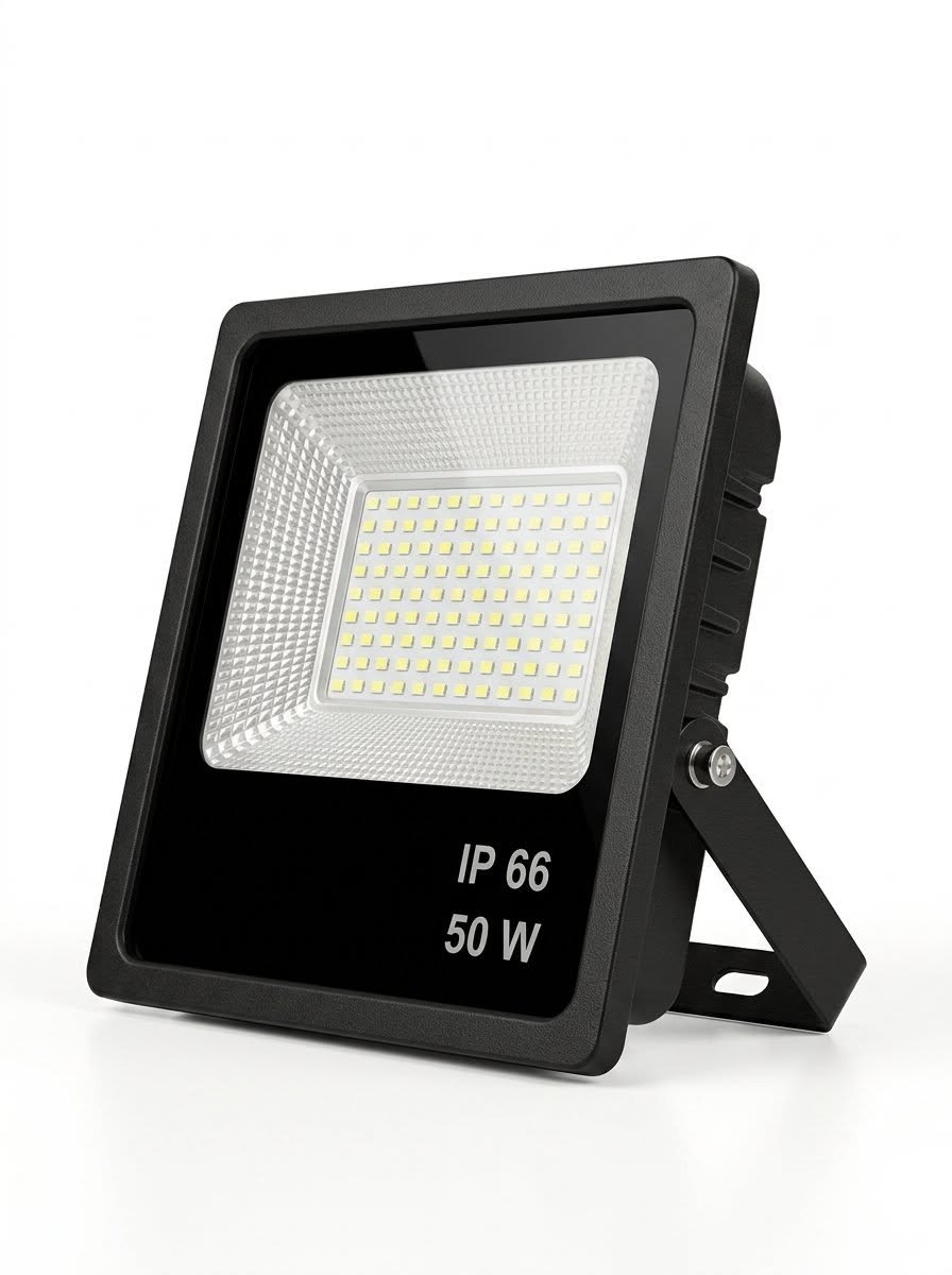 كشاف ليد خارجي SMD بقوة 50 واط - شدة إضاءة 6500 لومن ومقاوم للماء IP66