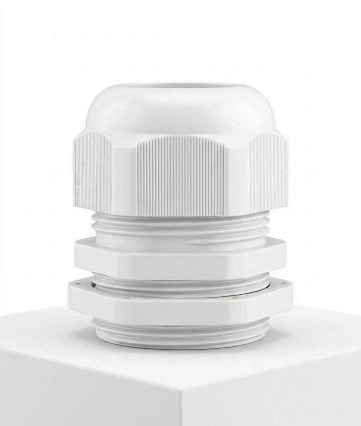 جلاند كابل بلاستيك (Cable Gland) مقاوم للماء والغبار