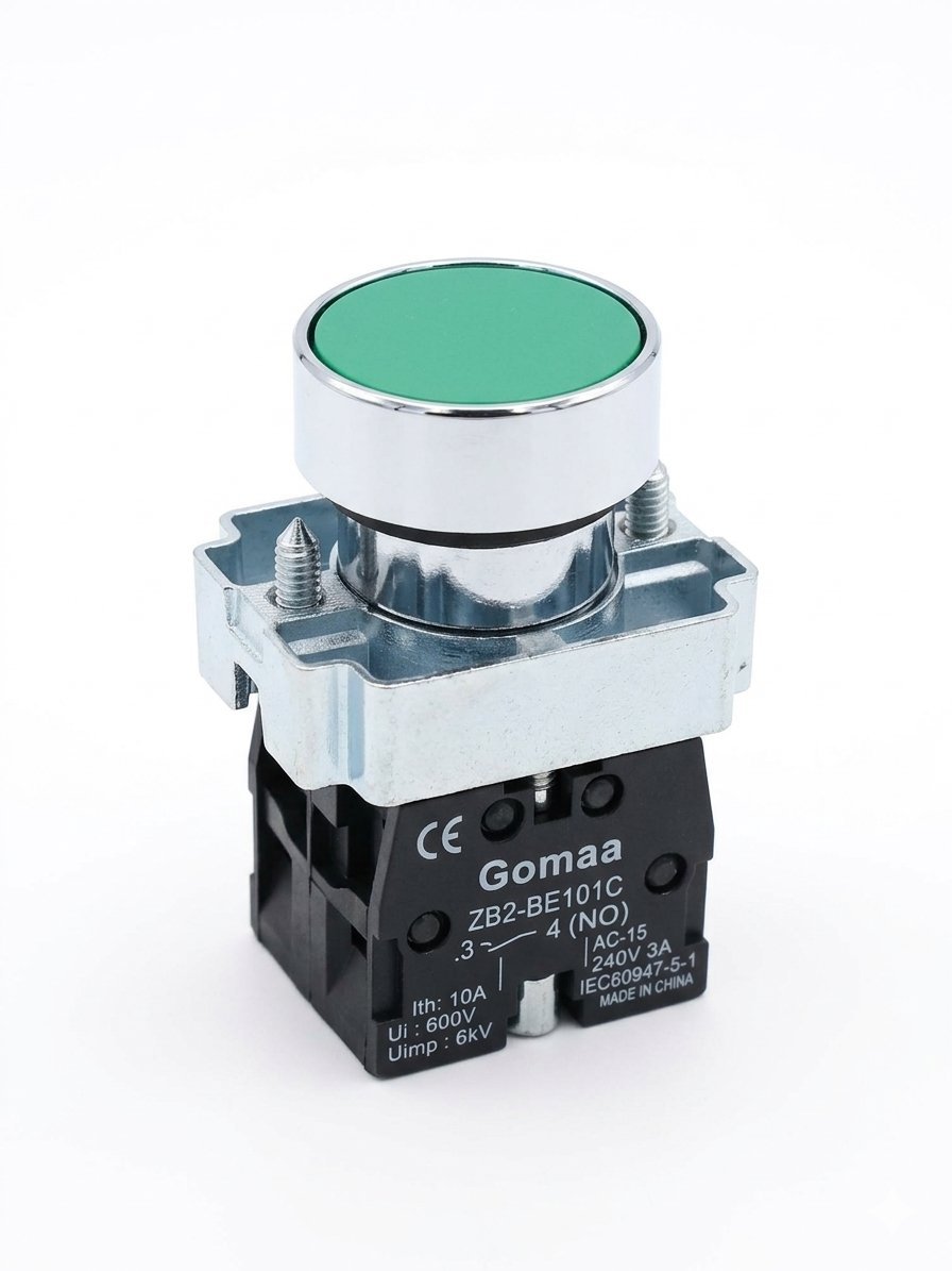 زر تشغيل بوش بوتن أخضر (Green Push Button)