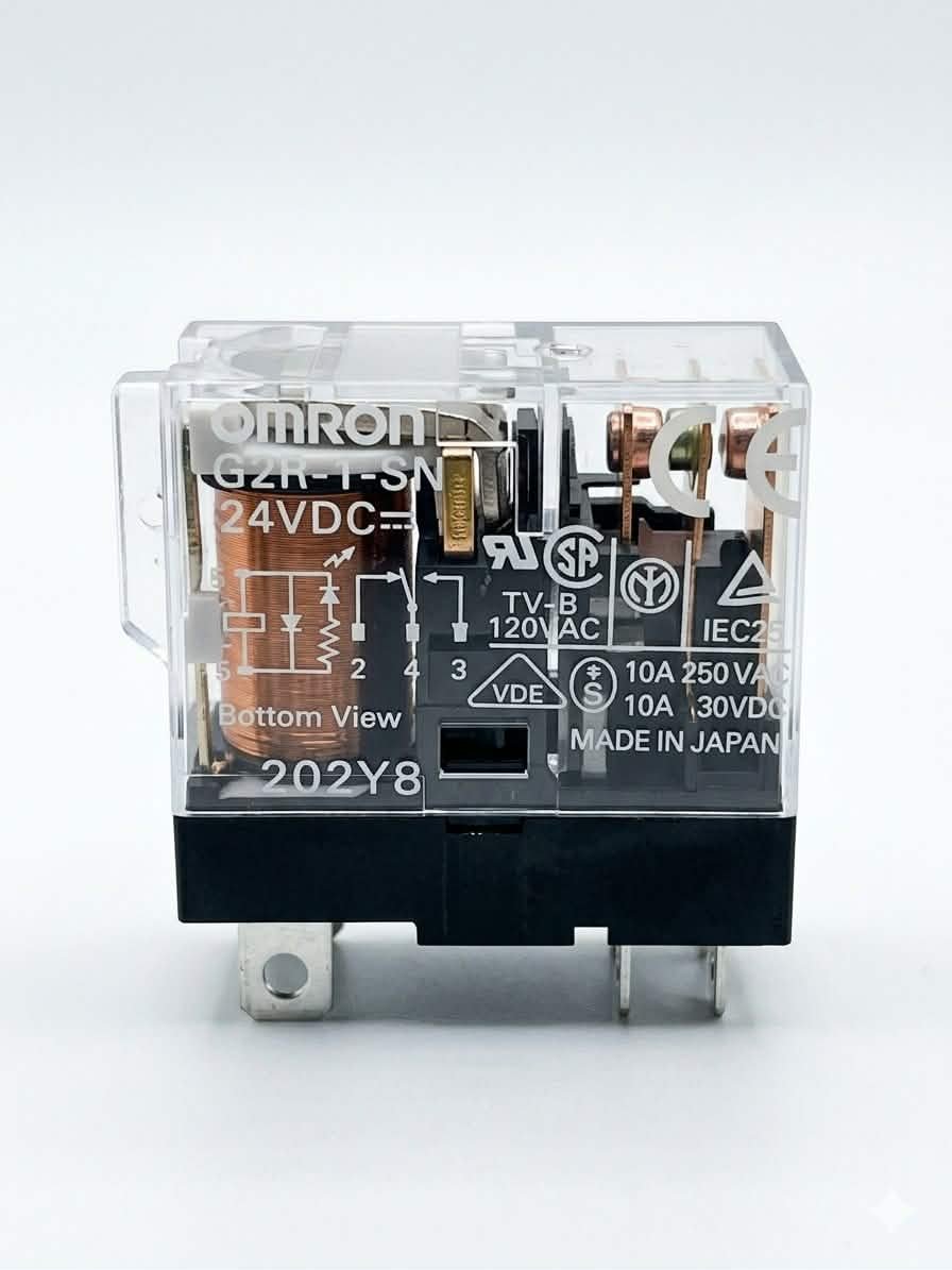 مرحل كهربائي أومرون 24 فولت مستمر 10 أمبير - Omron G2R-1-SN 24VDC Relay